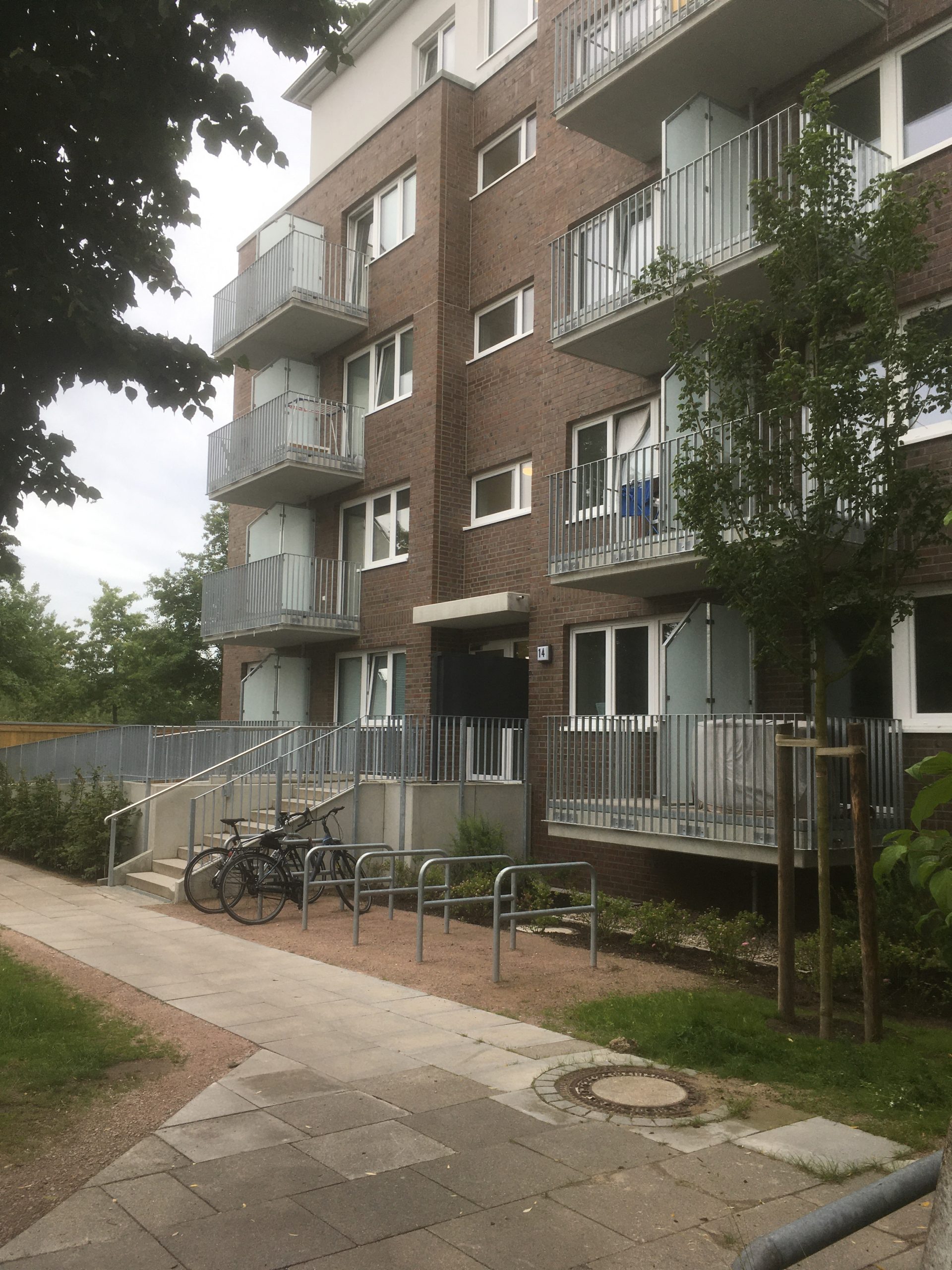 Wohnhaus der Schlüsselbund eG Wohnhaus für vordringlich wohnungssuchende Haushalte der Schlüsselbund eG in Allermöhe