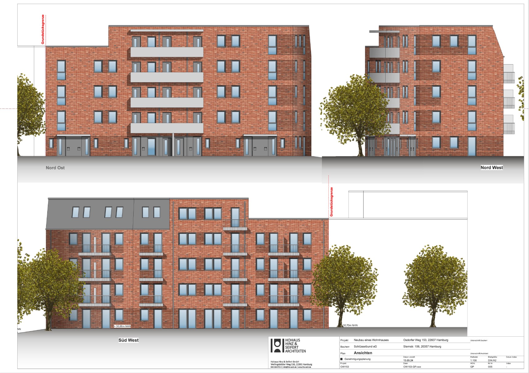 zuschnitt_Credit-Hohaus_Hinz_u_Seifert für vordringlich wohnungssuchende Haushalte der Schlüsselbund eG in Große Flottbek